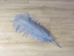 Schöne Straußenfeder 1 Stk. 45-50 cm himmelblau